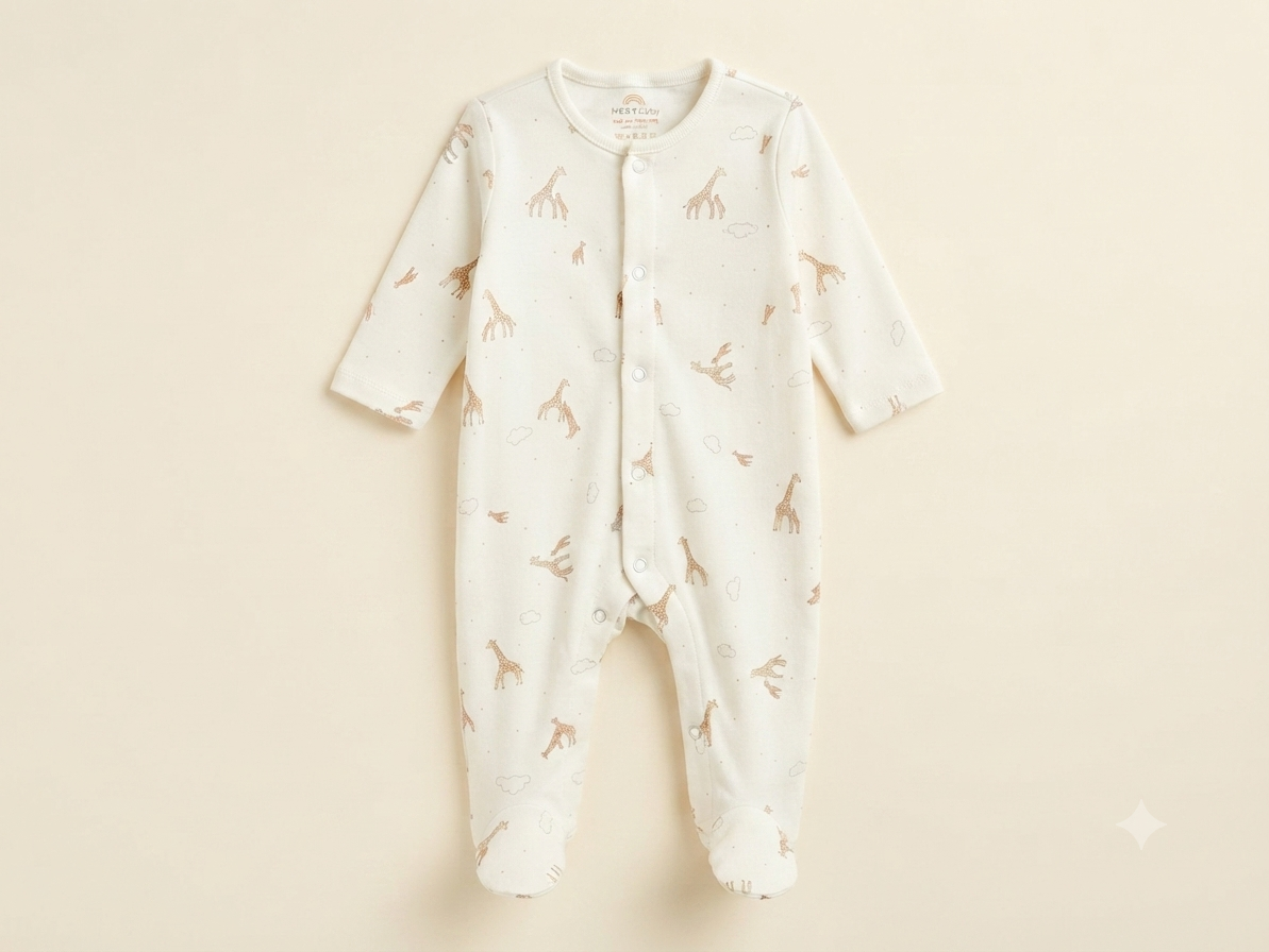 Baby Cotton Full Sleeve Sleepsuit